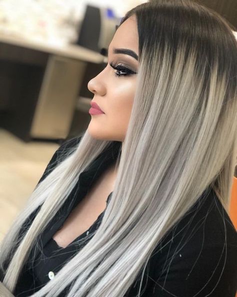 Anastasia Beverly Hills Pomade, Dark Roots Blonde Hair Balayage, Fenty Beauty Foundation, Cabelo Ombre Hair, Ash Blonde Hair Balayage, Blonde Hair With Roots, Perfect Blonde Hair, Icy Blonde Hair, Lash Style