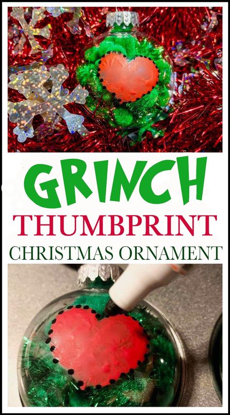 Grinch christmas ornament craft edited 1 1 Grinch Clear Ornament Ideas, Grinch Classroom Ornaments, Grinch Christmas Ornaments Diy Kids, Grinch Pom Pom Ornament, Diy Grinch Ornaments Easy, Grinch Ornaments Diy Kid, Grinch Diy Ornament, Grinch Christmas Decorations Diy, Grinch Ornaments Diy