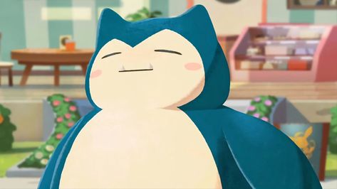 Art Snorlax Pokemon, Pokemon, Cafe, Furniture, Blue, White, Pokémon