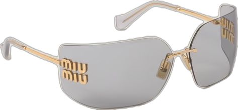 Light Gray Lenses Miu Miu Runway sunglasses | MIU MIU Sunglasses Logo, Metal Sunglasses, Grey Lenses, Miu Miu, Light Grey, Lenses, Sunglasses, Grey