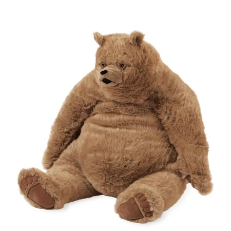 Manhattan Toy Kodiak Bear Plush Toy is a BIG, loveable beast ready to be a kid's new best pal! This really is the Kodiak Bear of teddy bears... a big 40 inches head to toe. He'd be a brute, if he wasn't so soft and cuddly! And his bear-so-cute fine details include embroidery, applique, and trim. Sturdy and ready for your kiddo to tote around the playroom. From after school reading time until bedtime, he's the ideal companion. Recommended for ages 3 years and up. A wildly fun stuffed animal for a Kodiak Brown Bear, Kodiak Bear, Teddy Bear Day, Big Mood, Manhattan Toy, Bear Stuffed Animal, Cute Stuffed Animals, Cute Plush, What’s Going On