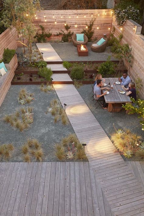 Modern family home is an urban oasis in San Francisco Urban Garden Design, Urban Backyard, Modern Garden Design, Ideas Backyard, Have Inspiration, Amazing Diy, Roof Garden, Garden Cottage, Back Garden