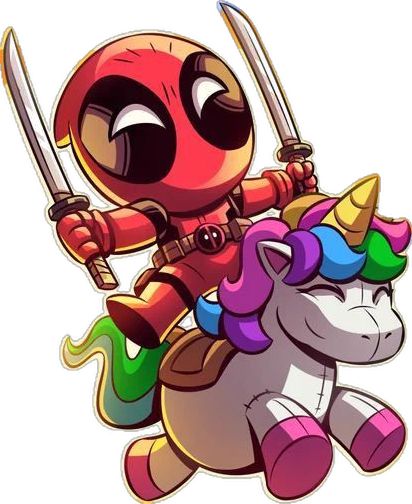 Deadpool Tattoo, Marvel Comics Deadpool, Deadpool Funny, Cartoon Character Tattoos, Marvel Superhero Posters, Pop Art Illustration, Super Mario Art, Mario Art, Pop Art Wallpaper