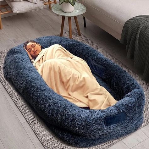 c&g home Bolster | Wayfair Large Bean Bag Bed, Giant Dog Bed, Giant Dog Beds, Big Dog Beds, Human Dog Bed, Human Dog, Bean Bag Bed, Large Bean Bags, Washable Dog Bed