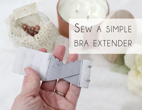 Ohhh Lulu - Handmade Lingerie & Sewing Patterns Bra Extender Diy Ideas, Diy Bra Extender, Diy Clothes Hacks, Diy Bra, Bra Extender, Sewing Machine Projects, Sewing Alterations, Sewing Lingerie, Clothing Diy