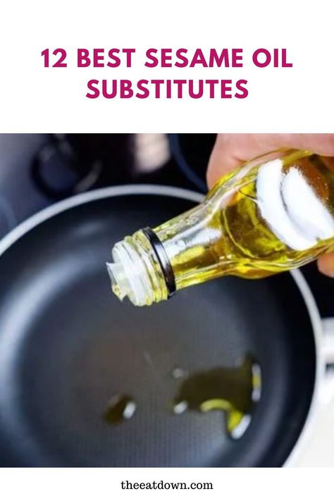 Check out the best substitutes to sesame oil. From coconut to olive oil, these twelve best alternatives will match the nutty flavor and high smoke point you need. Consider this your ultimate guide to affordable alternatives to sesame oil. Oil Substitute, Easy Marinades, Oil Light, Homemade Oil, Black Sesame Seeds, Ingredient Substitutions, Homemade Condiments, Flavor Enhancers, Homemade Spices