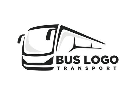 Bus Logo Design, Bus Logo, Travel Bus, Train Of Thought, Bus Travel, The Bus, Design Vector, Graphic Design Logo, Sticker Design