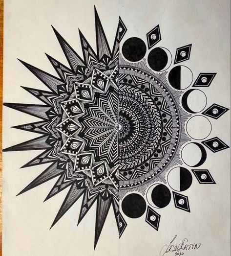 Big Mandala Tattoo, Masculine Mandala, Big Mandala Drawing, Big Mandala Art, Big Cover Up Tattoos, Sacred Geometry Art Mandalas, Sunflower Mandala Tattoo, Mandala Tattoo Men, Tato Mandala