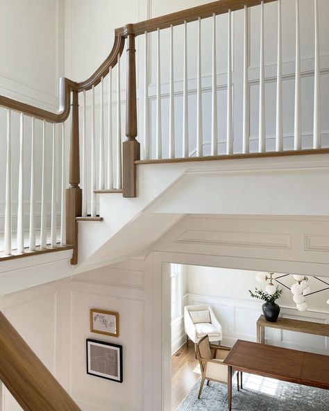 I feel this staircase deserves its own post. 🥳 | Instagram Ali Henrie, Dream Life House, Post Instagram, Residential Design, Railing, Moldings And Trim, House Inspiration, Old House, Rustic Decor