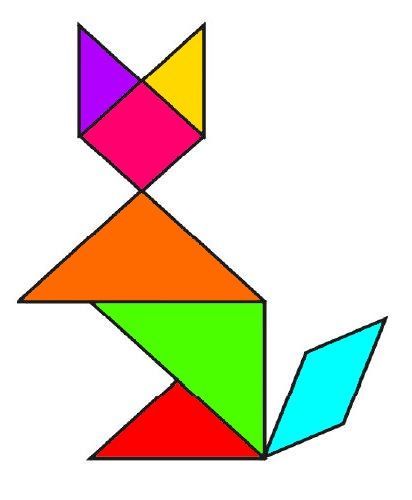 Tangram Printable, Tangram Shapes, Tangram Patterns, Stem Boxes, Fun Worksheets For Kids, Maths Games, Kindergarden Activities, Activity Box, Fun Worksheets