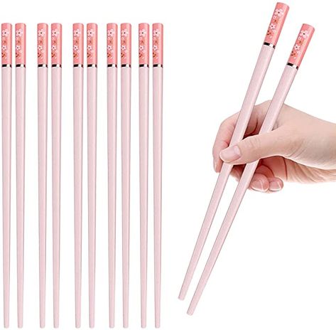 Pink Chopsticks, Korean Chopsticks, Kids Chopsticks, Pink Amazon, Japanese Chopsticks, Bento Box, Chopsticks Set, Chopsticks, Asian Recipes