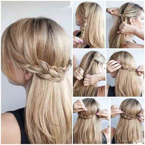 New Party Hairstyles Tutorial 2016 Step By Step Step By Step Hairstyles, Peinados Fáciles Para Cabello Corto, Penteado Cabelo Curto, Braided Hairstyles Tutorials, Long Straight Hair, Olivia Palermo, Party Hairstyles, Model Hair, العناية بالشعر