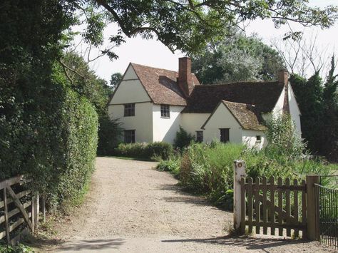 Willie Lott's Cottage, Flatford Mill, Dedham Vale. Dedham Vale, Flatford Mill, 2024 Ideas, Lovely Places, Travel Wishlist, Cottage Homes, House Stuff, 17th Century, Great Britain