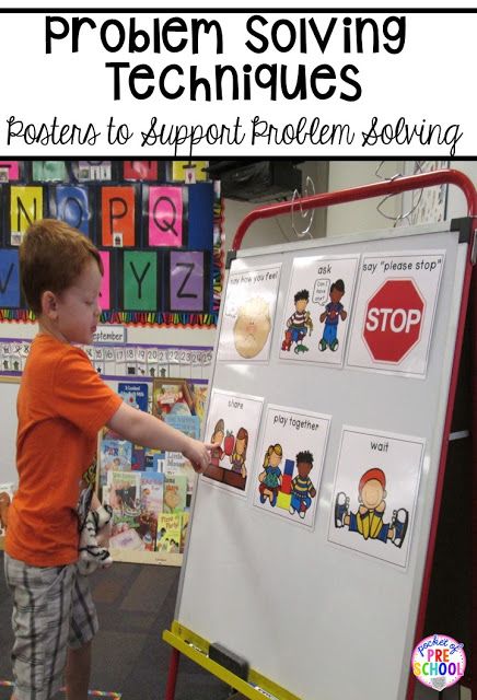 Problem Solving Kindergarten Activities, Preschool Tattling Lesson, Second Step Curriculum Preschool, Frogstreet Prek, Pbis Preschool Ideas, Problem Solving Preschool, Preschool Problem Solving Activities, Behavior Management In The Classroom Preschool, Conscious Discipline Preschool