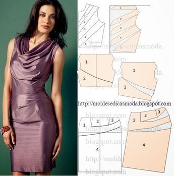 Dress draping techniques