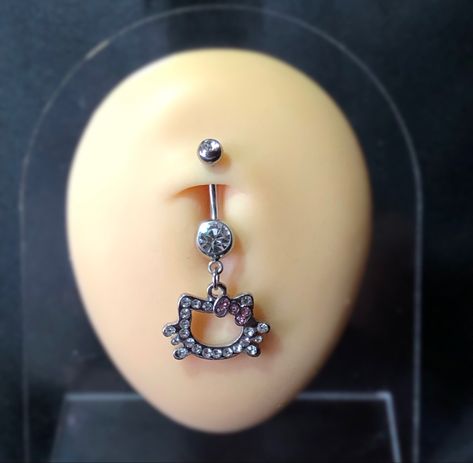 Body jewelry 
Belly button piercing Hello Kitty Belly Piercing, Dream Piercings, Piercing Belly Button, Strawberry Soda, Piercing Inspo, Belly Piercing Ring, Face Piercings, Face Chart, Piercing Ring