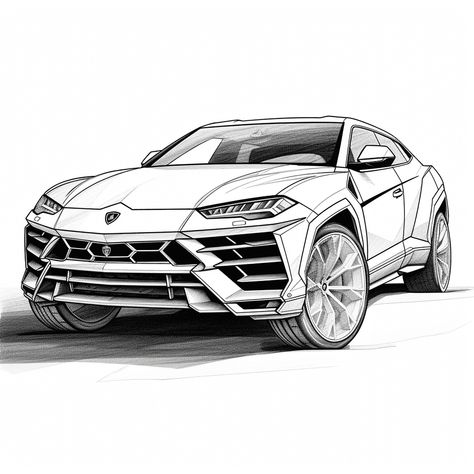 Welcome to our QTK coloring pages. Our team has just completed a collection of 16 images about lamborghini coloring pages. Lamborghini Urus Drawing, Lamborghini Coloring Pages, Sketch Cars, Lamborghini Pictures, Lamborghini Sesto Elemento, Sesto Elemento, Bmw Art, Truck Coloring Pages, Car Design Sketch