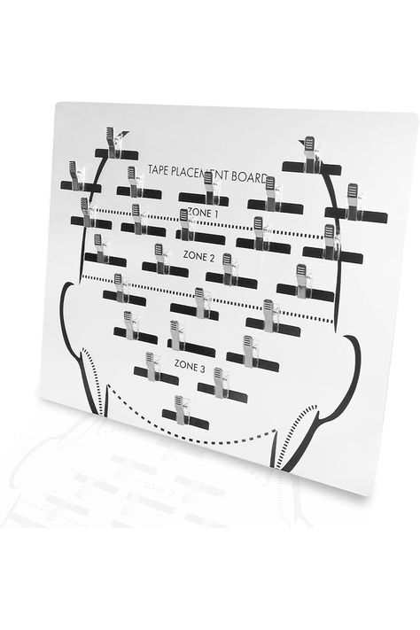 Hair Extension Display Holder Rack Hair Styling Too for Hairpieces Tape Hair Dye Plate Wig Sectioning Display Grafting Plate Hair Extensions Tool Display Board Salon Barber Hair Hanger Supplies Tape In Placement, Hair Extension Placement, Hair Extension Display, Extension Placement, Extension Display, Hair Extension Holder, Hair Display, Extension Board, Hair Extension Tools