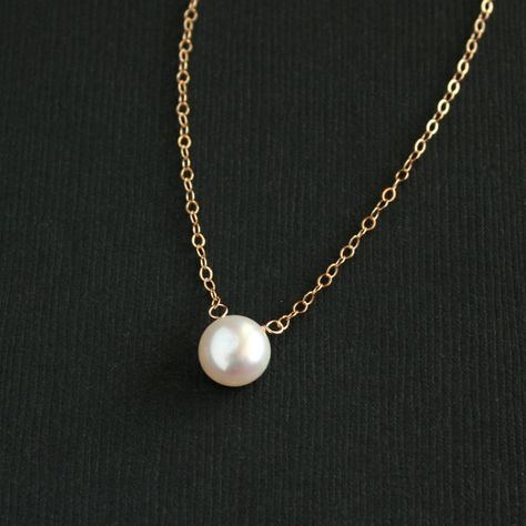 Pearl necklace, gold filled - simple dainty gold necklace, wedding jewelry, bridesmaids gifts, white freshwater pearl, pearl jewelry. $27.00, via Etsy. Wedding Jewelry Bridesmaids, Gold Necklace Wedding, Simple Pearl Necklace, Pearl Necklace Gold, Bridesmaids Gift Sets, Gifts Set, Wedding Bridesmaid Jewelry, Necklace Bridal, White Pearl Necklace