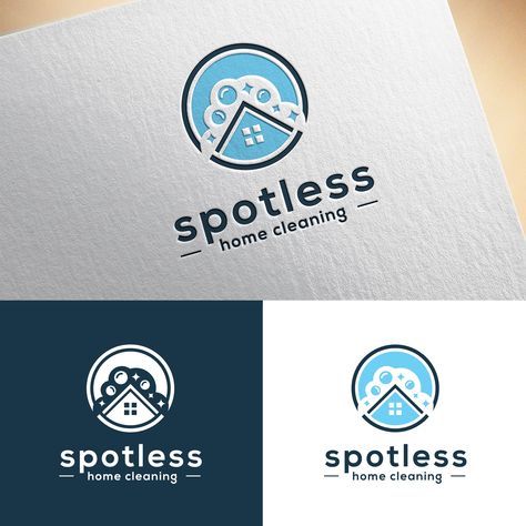 Cleaning Company Business Cards, Cleaning Company Logo Design, Clean Service Logo, Cleaning Logo Design Ideas, Sage Laundry, Cleaning Logo Business, Cleaning Logos, Cleaning Business Logo, Cleaning Logo Design