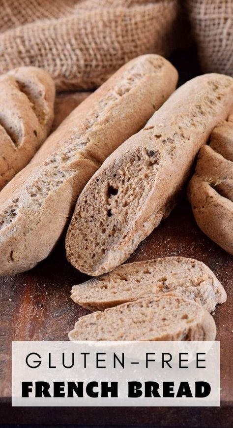 Bread Airfryer, Gluten Free French Bread, Gluten Free Baguette, Bread Baguette, Homemade French Bread, Baguette Recipe, No Yeast Bread, Free In French, Healthy Bread