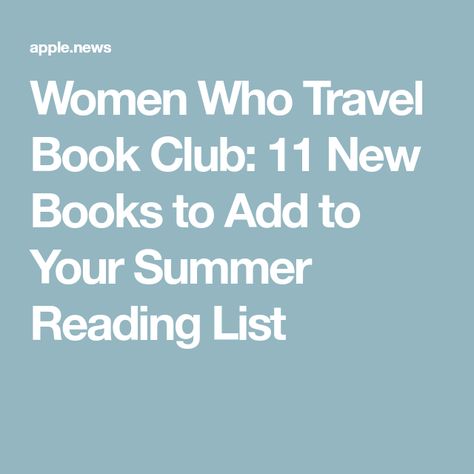 Women Who Travel Book Club: 11 New Books to Add to Your Summer Reading List Books Written By Women, Detective Books, Best Audiobooks, Woman Authors, Trending Books, Most Popular Books, Summer Reading Lists, Summer Books, American Literature