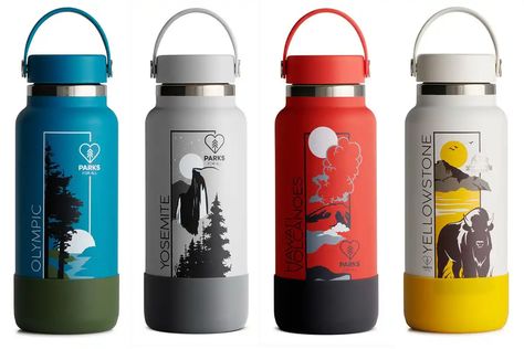 Hydro Flask national parks edition: Where can I buy one? | The US Sun Donate Money, Monochrome Design, Twin Towers, Hydro Flask, Website Branding, Insulated Water Bottle, Media Design, Social Media Design, Flask