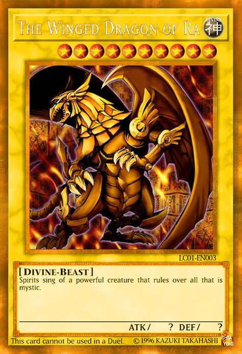 Spirits sing of a powerful creature that rules over all that is mystic. Winged Dragon Of Ra, Yugioh Dragon Cards, Obelisk The Tormentor, Custom Yugioh Cards, Yugioh Dragons, Winged Dragon, Yugioh Monsters, Monster Cards, Yugioh Cards