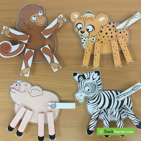 10 Tried and Tested Fine Motor Activities - Teach Starter Blog Pet Theme Fine Motor Activities, Animals Fine Motor Activities, Jungle Activities, Zoo Activities, Animal Activities For Kids, Jungle Thema, Dear Zoo, Children Games, Zoo Theme