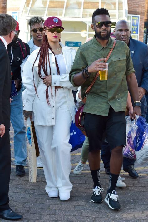 White Hat Outfit Ball Caps, White Hat Outfit, West Indies Cricket Team, Rihanna Show, Men Streetwear Fashion, Cricket Game, Cup Photo, Trendy Caps, Baseball Cap Outfit