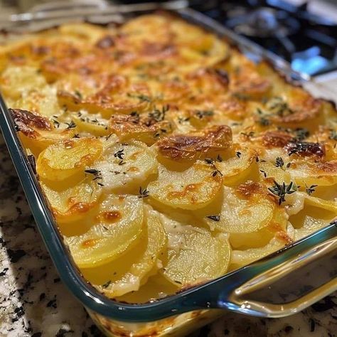 The Pioneer Woman -Ree Drummond 🍔🥧🍟🍕 | Scalloped Potatoes Recipe 🥔🧀 | Facebook Scalloped Potatoes Ree Drummond, Pioneer Woman Scalloped Potatoes, Pioneer Woman Ree Drummond, Scalloped Potato Recipes, Ree Drummond, Scalloped Potatoes, Russet Potatoes, Pioneer Woman, Air Fryer Chicken