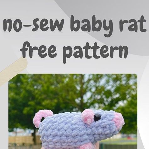 Abbie 🧸 on Instagram: "here’s the promised free pattern for reaching 1k followers!!!! thanks for being patient 🫶 can’t wait to see all of your cute rats!!!! 🐁🐀  be sure to check out my testers’ pages and their adorable rats 👀  #crochet #amigurumi #crochetpattern #freecrochetpattern #freepattern #freepatterncrochet #crochetratpattern #crochetrat #ratplushie #amigurumifreepatern #amigurumipattern" Free Rat Crochet Pattern, Free Crochet Mouse Pattern, Rats Crochet, Crochet Ferret Pattern Free, Rat Crochet Pattern Free, Rat Crochet, Adorable Rats, Crochet Rat, Yarn Patterns