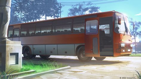 #Anime Everlasting Summer #Bus Original (Anime) #1080P #wallpaper #hdwallpaper #desktop Everlasting Summer, Grey Lamp, Latest Hd Wallpapers, Tree Wallpaper, Character Wallpaper, Original Wallpaper, Green Trees, Visual Novel, Friends Photography