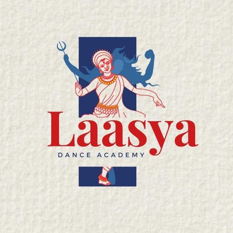 Logo design for Laasya Bharatnatyam Dance Academy Dance Academy Logo, Logo Design Dance, Indian Logo Design, Bharatnatyam Dance, Dance Poster Design, Spiritual Logo, Kathak Dance, Indian Logo, Rice Packaging