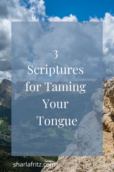 Taming the tongue isn't an easy task. The Bible has many verses on our mouths and words. Here are 3 key Scriptures and 3 ways to use them. Taming The Tongue, Short Scriptures, Angry Words, Power Of The Tongue, Bible Text, Harsh Words, The Tongue, Biblical Verses, Scripture Study