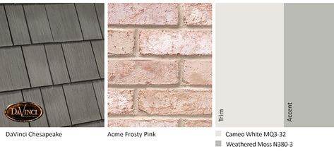 Pink Brick Home Exterior, Rose Brick House Exterior, Peach Brick Exterior Color Schemes, Front Door Colors With Pink Brick, Light Pink Brick House Exterior, Pink Brick Exterior Color Schemes, Peach Brick House Exterior, Peach Brick House Exterior Color Schemes, Pink Brick Exterior