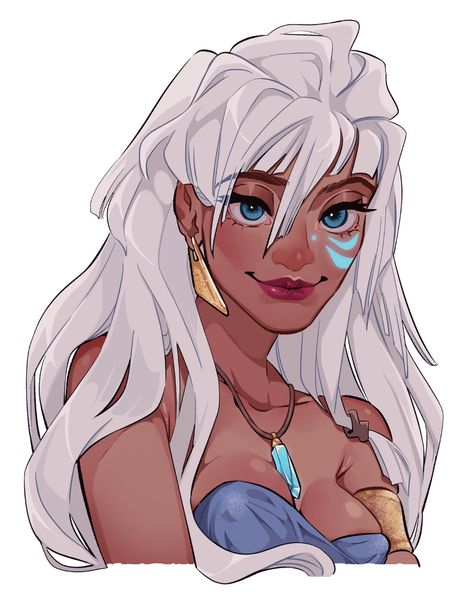 Princess Kida Fanart, Atlantis Kida Fanart, Kida Atlantis Fanart, Princess Kidagakash, Kida Fanart, Atlantis Fanart, Kidagakash Nedakh, Six Fanarts Challenge, Six Fanart