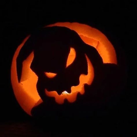 How To Carve Pumpkins, Pumpkin Carving Ideas Creative, Oogie Boogie Pumpkin, The Nightmare Before Christmas Pumpkin, Boogie Monster, Unique Pumpkin Carving Ideas, Pumpkin Carving Patterns Free, Nightmare Before Christmas Pumpkin, Disney Pumpkin Carving