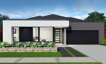 Small Modern Home Exterior One Story, Facade House Single Story, House Styles Exterior Single Story, One Story Modern House Design Exterior, Modern House Design Single Storey, Small Modern House Exterior One Story, One Storey House Modern, Flat Roof House Designs Single Storey, Single Story Facade