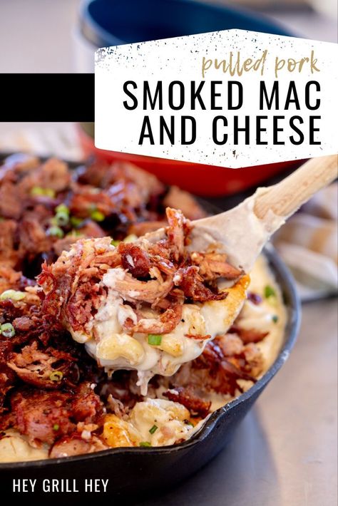 Smoked Pork Meals, Left Over Smoked Pork Recipe, Pulled Pork Skillet, Smoked Pork Mac And Cheese, Smoked Chicken Mac And Cheese, Smoked Mac And Cheese With Pulled Pork, Pull Pork Mac And Cheese, Smoked Pulled Pork Mac And Cheese, Mac And Cheese With Pulled Pork