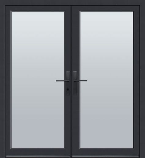 Exterior Aluminum Front Door: EAL-SWS-W1-DD - Swing Double Aluminum Exterior Doors, Modern. Front Door Model Line: EAL-SWS-W1 by Glenview Doors at Glenview Haus in Chicago Modern Front Entry, Exterior Doors Modern, Aluminum Front Door, Exterior Patio Doors, Interior Doors Modern, Contemporary Garage Doors, Contemporary Garage, Solid Wood Entry Doors, Steel Doors Exterior