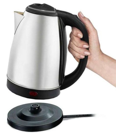 Also known as Thermo-Pot or Boiler, the function of an Electric Kettle is just to Boil Water for Various Purposes. Electric Kettle contains a Jug of Stainless Steel Body that holds Water, a Resistance Element that Heats the Water inside, and a Switch that turns the Power On and Off. A Non-Slip Handle and Spout that makes it Easy to Fill and Pour Water, a Lid keeps Water inside the Jug. Jug sits on a Power Base. Electric Kettle has Cord-Free Serving for Safe and Easy Pouring of Boiled Water. Random Shapes, Boiled Water, Instant Tea, Winter Gifts, Tea And Coffee, Winter Gift, Electric Kettle, Different Shapes, Warm Water