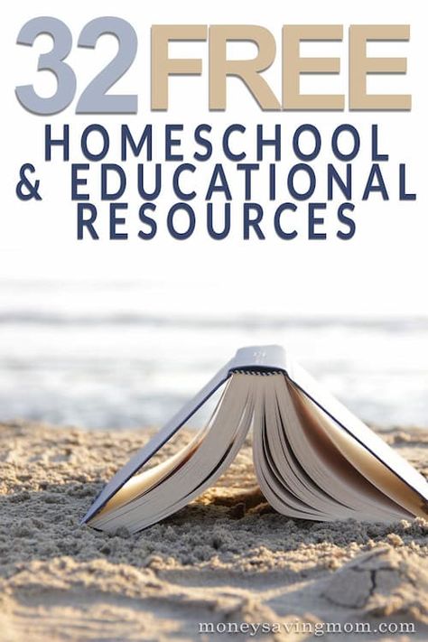 Free Homeschool Curriculum (32 Freebies!) | Money Saving Mom® Free Homeschool Curriculum, Free Homeschool Resources, Science Vocabulary, States And Capitals, Homeschool Freebies, Free Bible Study, Money Saving Mom, Curriculum Planning, Bible Study Guide