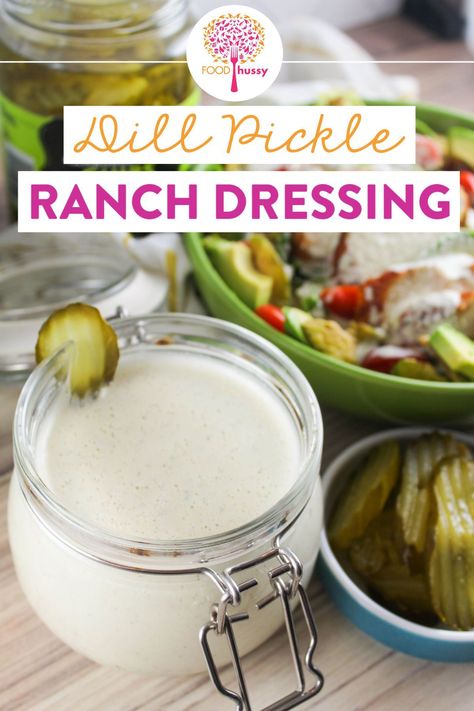 Pickle lovers rejoice! This Dill Pickle Ranch Dressing is the perfect way to amp up any ranch dressing. You'll never reach for the store-bought stuff again!! Dill Pickle Salad Dressing Recipe, Creamy Dill Pickle Salad Dressing, Dill Pickle Dressing Recipe, Dill Pickle Ranch Dressing, Dill Pickle Salad Dressing, Pickle Ranch Dressing, Dill Pickle Dressing, Dill Pickle Ranch, Dill Ranch Dressing