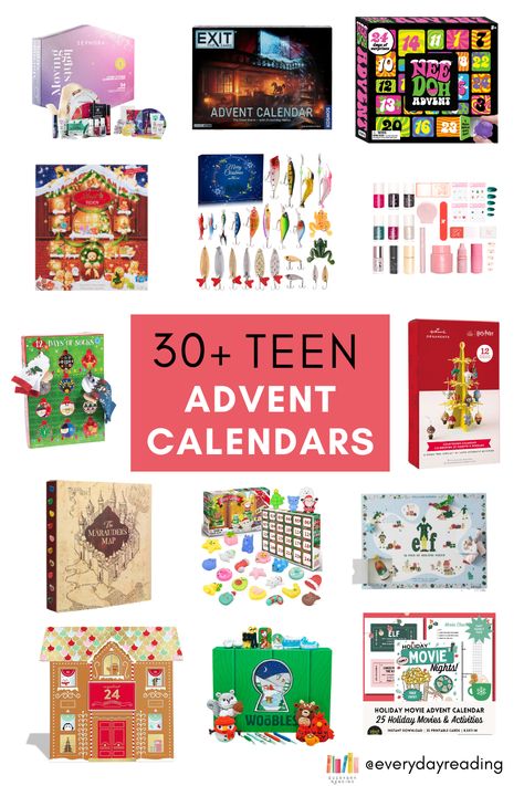 30+ Advent Calendars for Teens and Tweens Christmas Advent Calendar Ideas For Adults, Boy Advent Calendar, Advent Calendar For Teenage Girl, College Advent Calendar, Teen Boy Advent Calendar, Advent Calendar For Teen Boys, Advent Fillers For Adults, Advent Calendar Activities For Teens, What To Put In Advent Calendar Kids