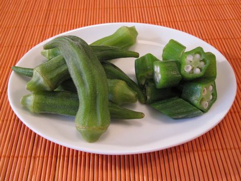 Steamed Okra on Weelicious Home Made Baby Food, Fresh Okra, Cook From Scratch, Baked Mac And Cheese Recipe, Homemade Home, Okra Recipes, Baked Mac, Okra, Southern Recipes