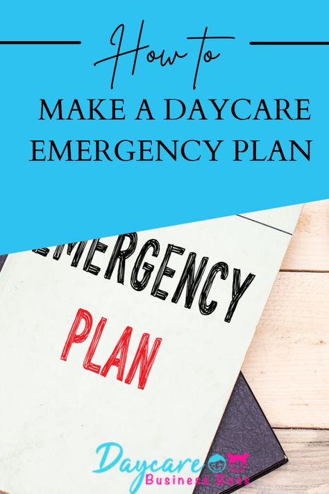 Emergencies can happen even while you are running your daycare. Whether it is a tornado, flood, hurricane, or other natural disaster, you must prepare yourself as a Daycare Owner and your staff members for anything that can happen. Daycare Emergency Plan, Inhome Daycare, Daycare Owner, Start A Daycare, Emergency Preparedness Checklist, Emergency Preparedness Plan, Daycare Business Plan, In Home Daycare, Home Day Care