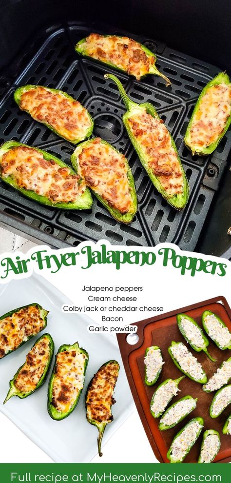 air fryer jalapeno poppers Air Fryer Jalapeno Poppers, Fried Jalapeno Poppers, Air Fryer Jalapeno, Cream Cheese Jalapeno Poppers, Cream Cheese Stuffed Jalapenos, Jalapeno Poppers Recipe, Air Fryer Bacon, Football Appetizers, Cream Cheese Appetizer