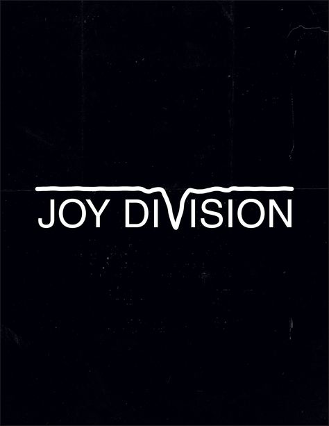 Joy Division Minimalist Poster    -WCP Creative Joy Division Logo, Goth Tips, Joy Division Band, Joy Division Poster, Bands Posters, Patch Skirt, Band Logo Design, Battle Vest, Punk Fashion Diy