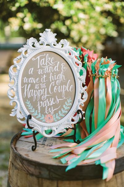 ribbon wands for a wedding exit | Ashleigh Jayne Wedding Ribbon Wands, Wedding Wands, Wedding Exit, Ribbon Wands, Louisiana Wedding, Wedding Send Off, Wedding Exits, Southern Weddings, Wedding Ribbon